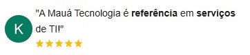 Avaliação de cliente no Google